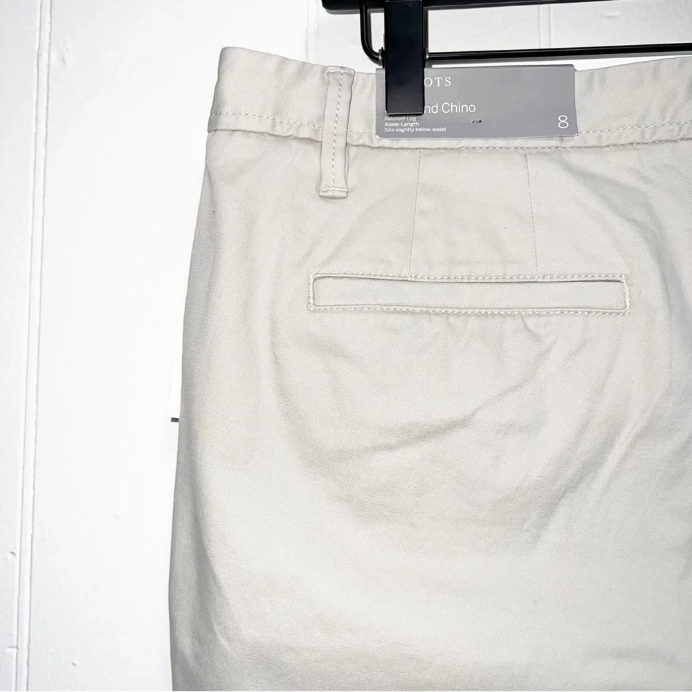 Talbots Gray Taupe Classic Girlfriend Chino Pants - Picture 9 of 12